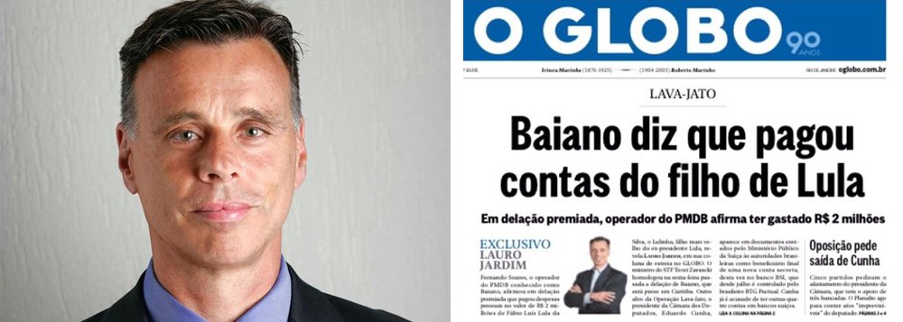 O Tribunal de Justiça do Rio de Janeiro reconheceu que o colunista de O Globo Lauro Jardim publicou uma "mentira" a respeito de Fábio Luis Lula da Silva, filho do ex-presidente Lula, mas entendeu que uma nota reparando a notícia, quase um mês depois, elimina a possibilidade de o jornalista ser alvo de uma queixa-crime por difamação e injúria; a defesa do filho de Lula promete recorrer da decisão do TJRJ