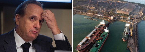 A Vale, comandada por Murilo Ferreira, e a ArcelorMital foram multadas em R$ 34,2 milhões cada uma pela prefeitura de Vitória, capital do Espírito Santo, por causarem danos ao meio ambiente com suas atividades no porto de Tubarão; no fim do ano passado, a Samarco, subsidiária da Vale, causou em Mariana (MG) o maior desastre ambiental da história do País