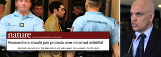 A mais prestigiada revista científica do mundo, a Nature, publicou reportagem sobre a deportação para a França do físico franco-argelino Adlène Hicheur, no dia 15 de julho, e um editorial crítico ao governo brasileiro; segundo o editorial da revista britânica, a "pressa e as circunstâncias da ação parecem violar a lei brasileira, os direitos humanos, e os tratados internacionais assinados pelo Brasil"; texto ressalta a ausência de explicações sobre a ordem de deportação, assinada pelo ministro da Justiça Alexandre de Moraes: "Parece ser uma arbitrariedade relacionada à tensão pré-Olímpica e à ampla cobertura da mídia brasileira sobre sua condenação passada"