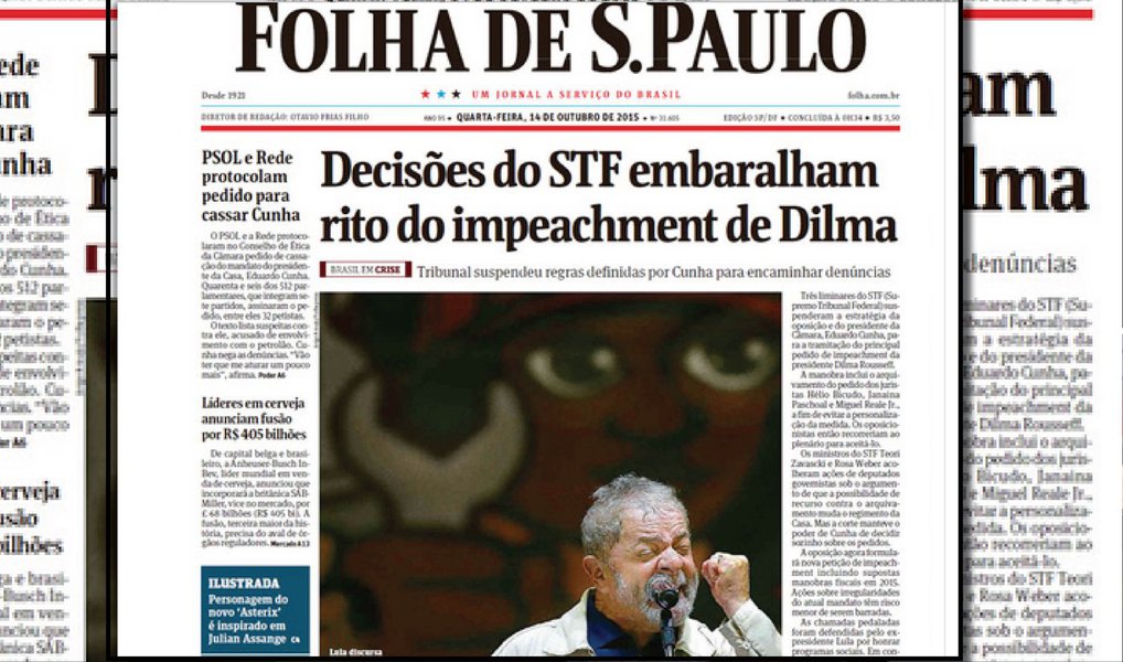 O que ocorre, porém, é que a mídia, ao longo do mês de setembro, noticiou fartamente que a oposição havia montado uma estratégia para burlar a Constituição e admitir o processo de impeachment por maioria simples e não por dois terços dos membros da Câmara dos Deputados