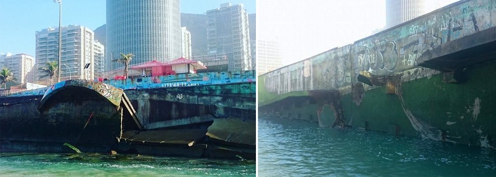 As fortes ondas que atingiram a praia de São Conrado, na zona sul da cidade do Rio de Janeiro, provocaram o desabamento de uma rampa de acesso à areia; a praia fica em um nível abaixo ao calçadão da orla. Por isso, para acessar a areia os banhistas precisam recorrer a rampas de acesso; segundo a Secretaria Municipal de Saneamento e Recursos Hídricos, partes do calçadão também foram afetados pela ressaca; a secretaria informou que as áreas foram isoladas, mas que só será possível fazer os reparos necessários quando o mar voltar às suas condições normais