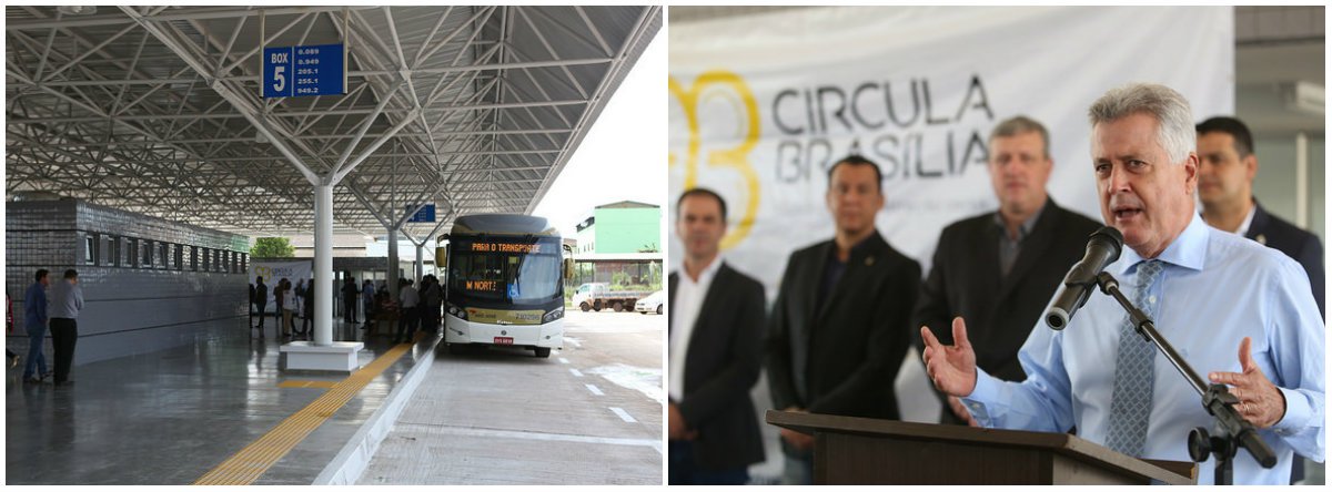 O governador de Brasília, Rodrigo Rollemberg, reinaugurou o terminal rodoviário do Setor M Norte, em Taguatinga. A estimativa é que 46 mil pessoas sejam beneficiadas diariamente; as empresas de ônibus vão operar com 30 linhas e 100 veículos. Entre os principais destinos estão Lago Sul, Núcleo Bandeirante, Rodoviária do Plano Piloto, Sudoeste e W3 Sul e Norte; reformado, o terminal conta com seis plataformas, 30 pontos de estocagem, banheiros com acessibilidade, lanchonete e nove salas administrativas; foram investidos R$ 3,5 milhões