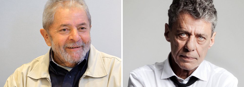 "Receba minha solidariedade não só pelos 70, mas também por tudo que você vem enfrentando", disse o cantor e compositor Chico Buarque, em vídeo divulgado na internet; um dia antes do aniversário do ex-presidente, um de seus filhos, Luis Claudio Lula da Silva, foi alvo de uma ação da Polícia Federal; "estou com você, como sempre", disse Chico