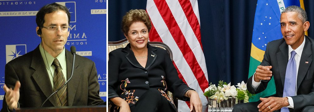 Para o presidente da Just Foreign Policy, organização norte-americana especializada em política externa, Mark Weisbrot, há poucas dúvidas sobre a posição do governo dos Estados Unidos sobre o golpe em curso no Brasil; ele comparou as pedaladas fiscais de Dilma a expedientes utilizados recentemente pelo presidente Barack Obama; "Quando os republicanos se negaram a elevar o teto da dívida, em 2013, a administração Obama recorreu a vários truques de contabilidade para adiar o prazo final no qual se alcançaria o limite. Ninguém se incomodou com isso", afirmou; "Hoje, no Brasil, a oposição é dominada por políticos favoráveis a Washington"