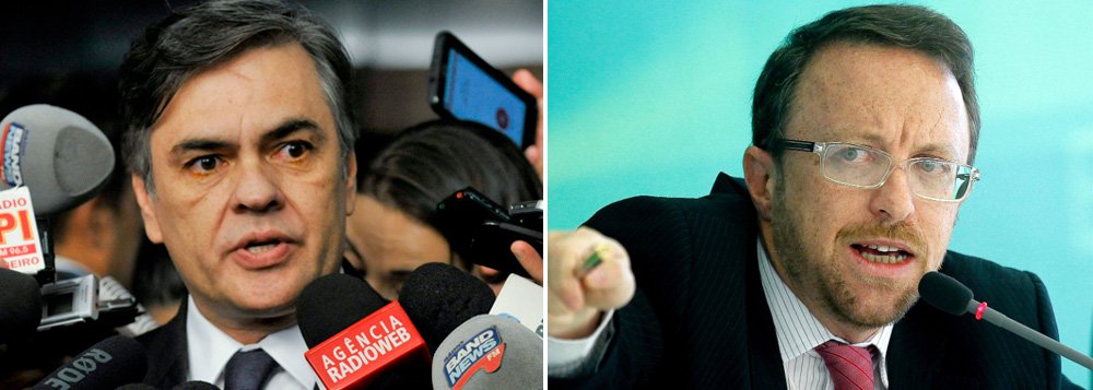 Líder do PSDB no Senado, Cássio Cunha Lima, diz que o “governo Temer” tá começando muito mal: “ele tem como colaborador o Thomas Traumann, que fez o serviço sujo contra nós na internet na campanha presidencial de 2014"; ex-ministro de Comunicação Social de Dilma Rousseff rebate: há "falha factual" nas afirmações de Cunha Lima, já que ele era ministro e "não cuidava da campanha de Dilma na internet"