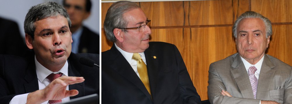 Em vídeo publicado no Facebook sobre a prisão de Eduardo Cunha, determinada pelo juiz Sérgio Moro, o senador Lindbergh Farias (PT-RJ) afirma: "Eu espero sinceramente que ele fale. Porque eu tenho certeza que a delação de Eduardo Cunha não deixa pedra sobre pedra nesse governo de Michel Temer e seus ministros"; "Demorou, mas saiu. E eu quero ver os próximos passos", acrescenta o parlamentar; em outro post, ele provocou: "Desta vez, não teve cobertura ao vivo das TVs, mega operação ou espetáculo circense. Esperamos que isto não seja uma cortina de fumaça para voltar as baterias contra a esquerda"