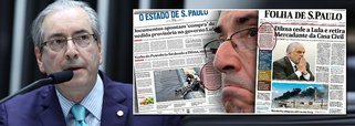 Fernando Brito destaca que nas edições de ontem da Folha e do Estadão, a notícia das contas de Eduardo Cunha na Suíça saiu em uma “notinha” de primeira página; 'Os destaques são para “suspeitas”, não para fatos; para o “supõe-se” e não para acontecimentos'; "O jornalismo brasileiro – salvo as ainda muitas exceções que, por isso mesmo, não o comandam – tornou-se o exercício do facciosismo político"; "Que nome pode ter isso senão o de cumplicidade?"