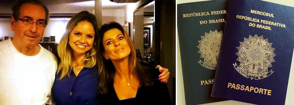 Cláudia Cruz e Danielle Cunha, mulher e filha de Eduardo Cunha, presidente da Câmara, são suspeitas de se beneficiarem da suposta propina de US$ 5 milhões, referente a um contrato da Petrobras, depositada em contas associadas ao peemedebista no exterior; a entrega dos passaportes foi voluntária e, com isso, elas ficam proibidas de deixar o país; as investigações contra elas estão sob a responsabilidade do juiz Sergio Moro