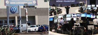 As ações da Volkswagen na bolsa de Frankfurt caíram nesta quarta-feira, 23, 19,82% e atingiram 106 euros; com isso, subiu para 35% a queda acumulada em duas sessões de pregão, depois que o fabricante admitiu fraude no sistema de emissão de poluentes em 400 mil carros nos EUA; em dois dias, o grupo perdeu $ 25 bilhões de euros de capitalização; a Coreia do Sul anunciou que vai submeter os automóveis da Volkswagen a novos testes de emissões e vão se estender também "aos veículos que anteriormente passaram com êxito nos testes", indicaram fontes à agência de notícias Yonhap