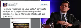 Líder religioso, intelectual e militante de causas sociais, Leonardo Boff critica a operação comandada pelo juiz Sérgio Moro, que na última sexta-feira armou uma ação contra a família do ex-presidente Lula: “Há muita hipocrisia no Lava-Jato. A corrupção está por tudo, especialmente os grandes partidos. Por que o Moro não investiga já que quer lavar?”, postou ele no Twitter 