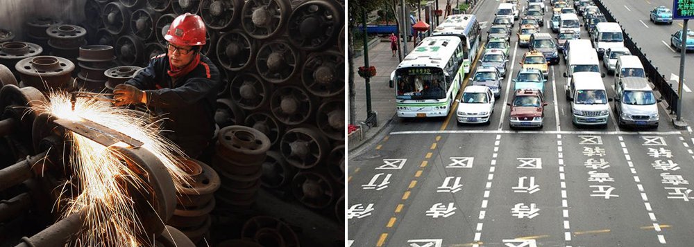 As autoridades chinesas atribuíram este rebaixamento no crescimento às "crescentes pressões de baixa" que enfrenta internamente o gigante asiático e a uma recuperação da economia global "mais frágil do que a esperada"; no trimestre que vai de julho a setembro, a economia da China aumentou seu arrefecimento e avançou a um ritmo menor do que o esperado pelo governo, que para este ano tinha traçado como objetivo que o Produto Interno Bruto (PIB) crescesse ao redor de 7% (o número que se alcançou durante a primeira metade de 2015)