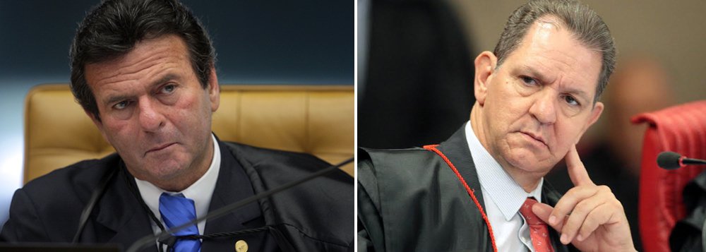 Ministro Luiz Fux propôs fusão das quatro ações sobre a campanha de Dilma Rousseff, para serem comandadas por Maria Thereza de Assis Moura - relatora de uma Ação de Impugnação de Mandato Eletivo, a única com previsão constitucional para cassar um mandato, segundo ele; já João Otavio de Noronha, corregedor e relator de duas Ações de Investigação Judicial Eleitoral, rebateu dizendo que ele queria agradar o governo; "Sem essas ilações, por favor, sem essas ilações", contestou Fux