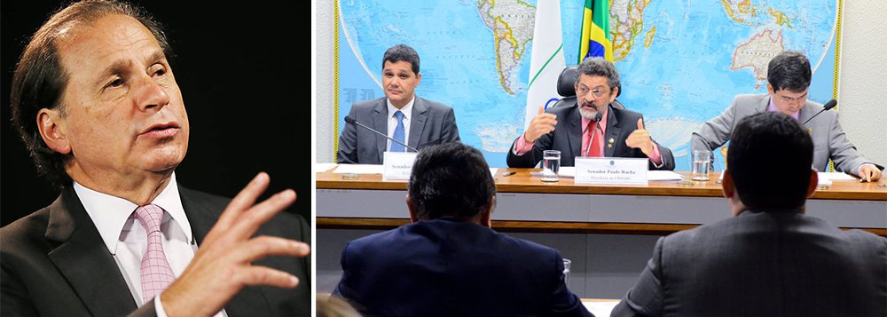 Senadores rejeitaram pedido de quebra de sigilos de Benjamin Steinbruch, da Companhia Siderúrgica Nacional (CSN), apesar dos indícios contra o empresário; "Há indícios a respeito dele e de integrantes de sua família", comentou o senador Randolfe Rodrigues, autor dos requerimentos de quebras de sigilos, que lamentou a decisão; apesar disso, a CPI pediu a quebra de sigilo fiscal e bancário de clientes investigados por denúncias de operações irregulares com o banco, entre eles dois ex-diretores do Metrô de São Paulo