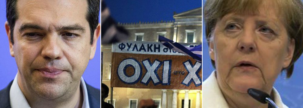 "A alternativa ao acordo fechado nesse final de semana, com a saída da eurozona, seria enfrentar situação de insolvência e colapso que rapidamente poderia levar à queda do governo de esquerda", afirma Breno Altman, diretor do Opera Mundi e colunista do 247; o jornalista destaca que "é improvável que a Grécia tivesse condições autóctones de resistir às sanções econômicas que lhe seriam impostas como punição pela rebeldia" e que o primeiro-ministro grego, Alexis Tsipras, "acabou, assim, por aceitar um pacto medonho"