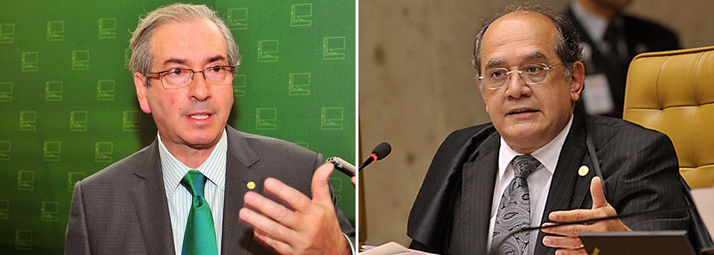 Na sua tentativa de impor ao País uma "contra-reforma" política, o presidente da Câmara dos Deputados, Eduardo Cunha (PMDB-RJ), lutou para gravar na Constituição Federal o sistema de financiamento empresarial de campanhas políticas; foi derrotado pelo plenário, o que, agora, amplia a pressão para que o ministro Gilmar Mendes, do Supremo Tribunal Federal, devolva seu pedido de vista sobre uma decisão da Corte que proíbe as doações privadas; caso foi engavetado por Gilmar há mais de um ano, mas precisa ser devolvido ao STF, sob pena de prejudicar as eleições municipais de 2016, cujas regras devem ser definidas com um ano de antecedência