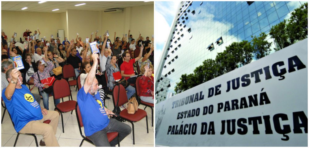 Não é só no poder executivo comandado pelo governador Beto Richa (PSDB) que existem reivindicações dos servidores; começou a greve por tempo indeterminado do Judiciário Paranaense; cerca de 70% das comarcas do Estado estão fechadas com os servidores de braços cruzados; as principais reivindicações referem-se a condições de trabalho haja vista que a reposição da data-base de 8,17% já foi encaminhada pelo TJ para a Assembleia Legislativa