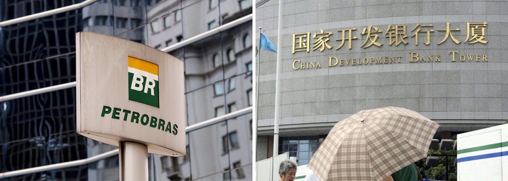 Estatal do petróleo assinou ontem um acordo de cooperação com o Banco de Desenvolvimento da China (CDB) para os anos de 2015 e 2016 no valor de US$ 5 bilhões; foi fechado ainda um outro entre a Petrobras e o China EximBank, este de US$ 2 bilhões, que não prevê desembolso imediato, mas parcerias em projetos