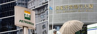 Estatal do petróleo assinou ontem um acordo de cooperação com o Banco de Desenvolvimento da China (CDB) para os anos de 2015 e 2016 no valor de US$ 5 bilhões; foi fechado ainda um outro entre a Petrobras e o China EximBank, este de US$ 2 bilhões, que não prevê desembolso imediato, mas parcerias em projetos