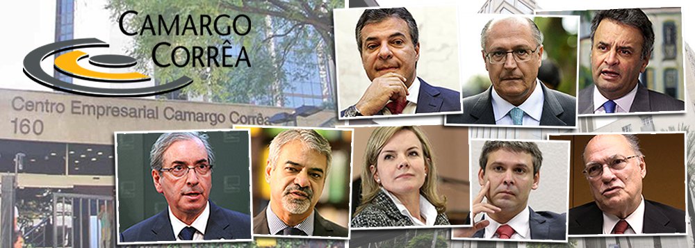 Investigada na Operação Lava Jato, empreiteira Camargo Corrêa foi uma das empresas que mais fizeram doações políticas; segundo laudo da Polícia Federal na investigação, entre 2008 e 2013, foram R$ 183,79 milhões em repasses eleitorais a nomes de quase todos os principais partidos; em 2010, o candidato a governador do Paraná Beto Richa (PSDB) obteve R$ 1,5 milhão em doações; o comitê financeiro paulista do PSDB, que lançou Geraldo Alckmin a governador no mesmo ano, recebeu R$ 500 mil; para Aécio Neves, candidato a senador, foram doados R$ 200 mil; Eduardo Cunha (PMDB) recebeu R$ 500 mil da companhia, enquanto senadores petistas como Humberto Costa, Gleisi Hoffmann e Lindbergh Farias tiveram R$ 250 mil cada; a mesma quantia foi doada ao deputado Roberto Freire, do PPS