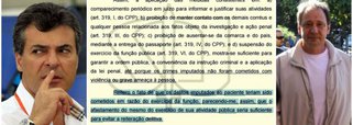 Jornalista Fábio Silveira, no blog Baixo Clero, afirmou que o ministro Sebastião Reis Júnior, do STJ, erroneamente suspendeu o parente do governador da "função pública" sem nunca tê-la exercida no âmbito do governo do estado; pelo contrário, o moço fazia lobby nas entranhas da administração pública