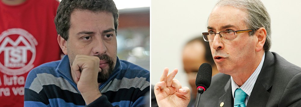 Líder do Movimento dos Trabalhadores Sem-Teto (MTST), Guilherme Boulos, faz alerta contra a presidência do peemedebista na Câmara: “Eduardo Cunha avança numa marcha avassaladora. Viola regras democráticas e repete votações a seu gosto. A complacência de hoje poderá ter um preço alto no futuro. Precisa ser barrado, antes que seja tarde para o Brasil”