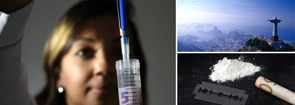 Pesquisa realizada pela Universidade Federal Fluminense (UFF) revelou que "é virtualmente impossível não pegar notas com a droga" no Rio de Janeiro; contaminação das notas de real segue o mesmo padrão de distribuição observado em euros e dólares