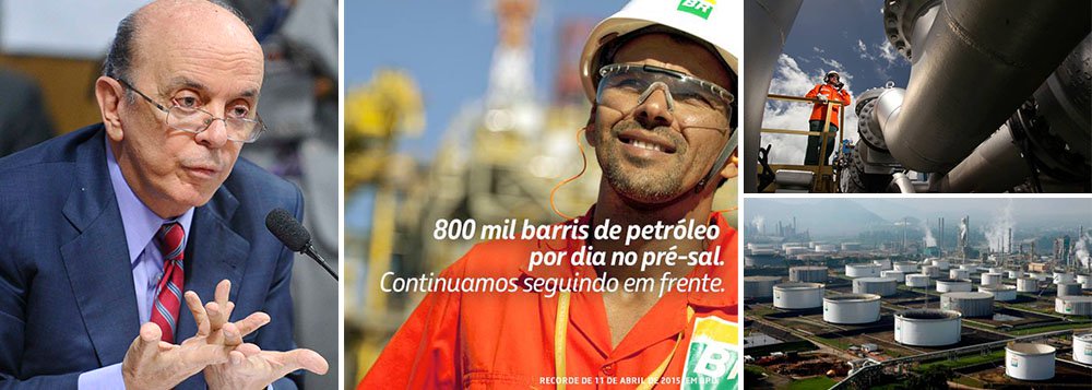 Fernando Brito ressalta o novo recorde de produção diária petróleo nos campos operados pela Petrobras, que atingiu, no dia 11 de abril, a marca de 800 mil barris por dia (bpd), atingindo novo recorde de produção diária; Desse volume, cerca de 74% (590 mil bpd) correspondem à parcela da companhia e o restante à das empresas parceiras nas diversas áreas de produção da camada pré-sal; 'É deste “peso” imenso que os “muy amigos” da Petrobras querem “livrar” a empresa, pela carga de investimento necessária para explorá-lo e, de quebra, “aliviar” o Brasil do “sacrifício ” de ser um grande no petróleo', diz ele, em referência a projetos como o do senador José Serra que defende a abertura do pré-sal para estrangeiros 