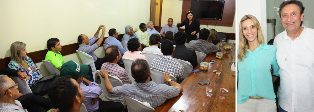 O ex-secretário de saúde Ricardo Murad e a sua filha, deputada Andrea Murad não participaram da reunião realizada na sede do PMDB maranhense; no encontro, que foi coordenado pela ex-governadora Roseana Sarney, o partido começou a discutir os rumos a serem tomados nas eleições municipais de 2016; Ricardo e Andrea entraram em rota de colisão com o senador João Alberto e o deputado Roberto Costa. Este chegou a pedir a saída de Ricardo Murad e de sua filha do PMDB