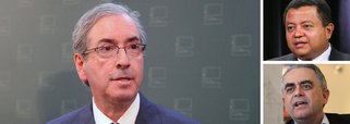 O presidente da Câmara, Eduardo Cunha (PMDB-RJ), segundo na linha sucessória à Presidência da República, pode ser imediatamente afastado do comando da Casa caso o Supremo Tribunal Federal (STF) aceite a denúncia que a Procuradoria-Geral da República (PGR) apresentou contra Cunha, pelos crimes de corrupção e lavagem de dinheiro; de acordo com o idealizador da Lei da Ficha Limpa, juiz Márlon Reis, o STF pode afastar Eduardo Cunha de ofício, com a aplicação do artigo 86 da Constituição, por 180 dias; o jurista Luís Flávio Gomes diz que o afastamento é possível caso seja aplicado o artigo 319 do Código Penal; “É um afastamento preventivo para se evitar a contaminação das provas”, disse