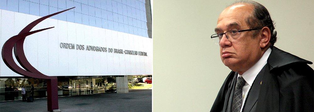 Além do presidente da entidade, Marcus Vinícius Furtado Coêlho, o Colégio de Presidentes das Seccionais da Ordem dos Advogados do Brasil também divulgou nota contra o ministro Gilmar Mendes, do Supremo Tribunal Federal, que, em entrevista ao 247, acusou a OAB de ser 'laranja do PT' na ação contra o financiamento empresarial de campanhas; "a educação e o alto nível do debate de ideias se impõe. Lamentamos que, em processos naturais de uma democracia, busque-se a desqualificação de instituições como estratégia para se vencer um debate de argumentos", diz o texto; "o que a sociedade aguarda do ministro Gilmar Mendes é o seu voto no julgamento que discute o financiamento de empresas nas eleições", complementa a nota; leia a íntegra