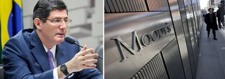 Jornal afirma que equipe econômica liderada pelo ministro Joaquim Levy já incorpora em seu cenário a possibilidade de rebaixamento da nota de crédito do país pela Moody's; a tarefa agora, diz, seria de impedir a perspectiva negativa, mas ressalta que não será fácil já que a agência de classificação de risco estará no país em ‘um momento de baixo crescimento econômico e de incertezas sobre o cumprimento da meta de superávit primário neste ano’; a nota brasileira pela escala da Moody's é "baa2" e se rebaixada cairia a "baa3", último nível dentro do grau de investimento