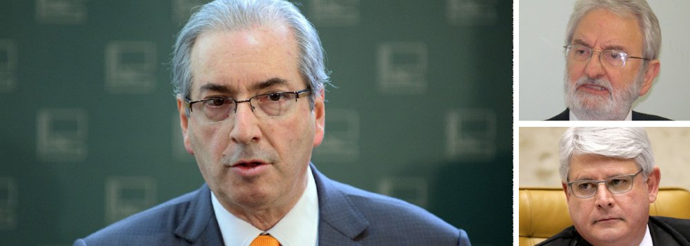 Parlamentares preparam pedido de investigação contra o presidente da Câmara por meio do Conselho de Ética, depois da notícia de que o procurador-geral da República, Rodrigo Janot, deverá acusá-lo de corrupção pela Lava Jato; reunião para discutir o assunto, chamada pelo PSOL, deverá ocorrer assim que formalizada a denúncia; "Estamos só esperando a denúncia para que possamos embasar este pedido e já protocolar amanhã", declarou o deputado Ivan Valente (PSOL-SP); "Além disso, já temos notícias de contas do presidente na Suíça, que também deverão constar em nosso pedido de investigação", revelou o parlamentar