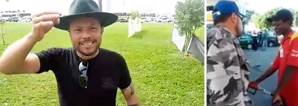 "O nome dele é Daniel Barbosa. Tem 42 anos, é 'gerente de vendas', consome Olavo de Carvalho, Reinaldo Azevedo e Danilo Gentili no Facebook, mora na região metropolitana de Porto Alegre, é evangélico e é um boçal", diz o jornalista Kiko Nogueira, sobre o personagem que posta um vídeo assediando um imigrante haitiano na capital gaúcha; segundo Nogueira, ele deveria estar na cadeia