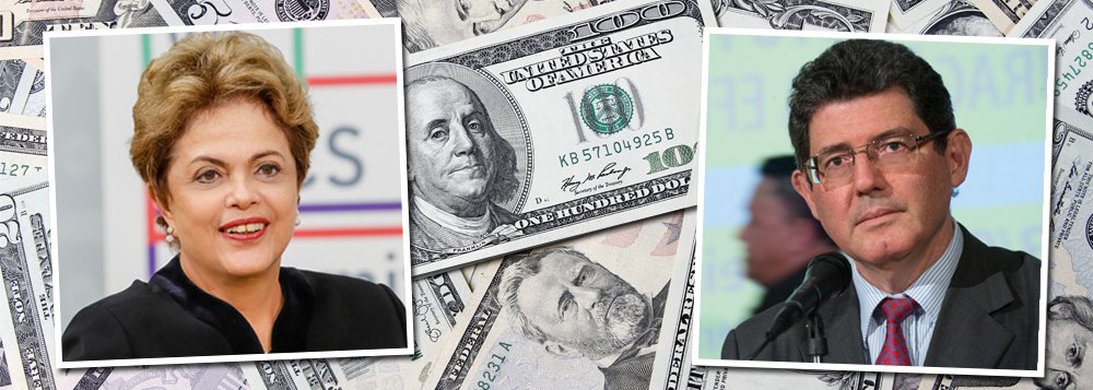 Governo da presidente Dilma vai regularizar o dinheiro de brasileiros que foram enviados ao exterior sem o conhecimento da Receita Federal; estima-se que quantia chegue à marca de US$ 400 bilhões; segundo o colunista Kennedy Alencar, o "Plano Levy", como tem sido chamada a proposta, prevê anistia para os crimes de evasão, sonegação fiscal e lavagem de dinheiro, se for precedida de evasão ou sonegação; para cada 100 dólares irregulares, será cobrado 17,5% de imposto mais 17,5% de multa; ministro Joaquim Levy acredita que a medida traria três vantagens para a economia: contribuiria significativamente para fechar as contas públicas em 2015, daria maior uniformidade à competição entre os Estados por investimentos e reforçaria as obras de infraestrutura do país