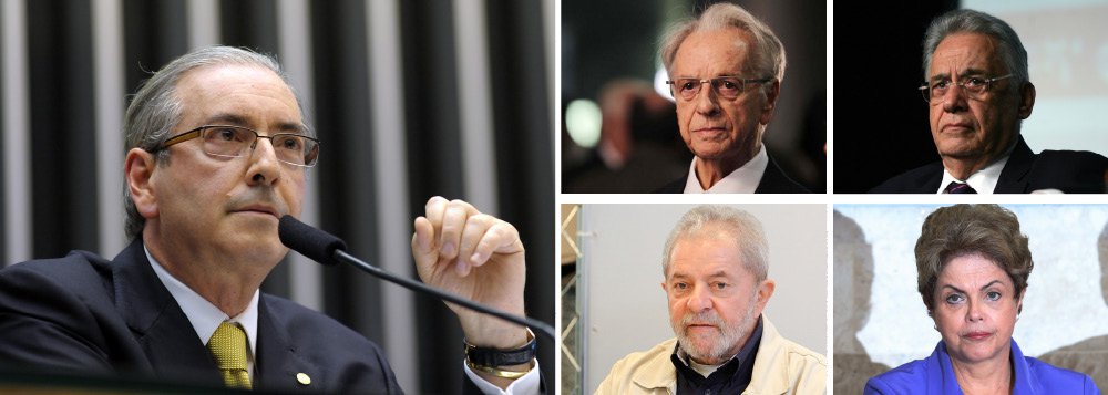 O plenário da Câmara dos Deputados aprovou nesta terça (4) o regime de urgência para análise das contas de quatro anos de ex-presidentes, o que abrange Itamar Franco, FHC e Lula; a intenção do presidente da Câmara, Eduardo Cunha (PMDB-RJ), é votar as contas entre quarta (5) e quinta (6); com isso, os parlamentares buscam abrir caminho para votar as contas do ano passado da presidente Dilma Rousseff, que serão apreciadas pelo TCU e correm o risco de rejeição; uma reprovação das contas de 2014 pode abrir espaço para um processo de impeachment contra Dilma
