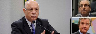Ministro Teori Zavascki, relator da Lava Jato no Supremo Tribunal Federal, determinou nesta sexta-feira 21 a notificação do presidente da Câmara, Eduardo Cunha (PMDB-RJ), do senador Fernando Collor de Mello (PTB-AL), e outras cinco pessoas das denúncias feitas contra eles pela Procuradoria-Geral da República por crimes de corrupção e lavagem de dinheiro no escândalo da Petrobras; após serem notificados, congressistas terão 15 dias para apresentarem suas defesas ao STF, a quem caberá decidir se acolhe ou não a denúncia