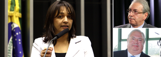 A deputada federal Eliziane Gama (PPS-MA) protocolou na CPI da Petrobras um pedido de acareação entre o presidente da Câmara dos Deputados, Eduardo Cunha (PMDB-RJ), e o lobista Julio Camargo, delator da Operação Lava Jato que afirmou ter pago US$ 5 milhões de propina ao parlamentar; doleiro Alberto Youssef afirmou ter recebido relato do empreiteiro de pressão de Cunha para o pagamento de propina; Camargo confirmou a versão dada por Youssef (Foto: Leonardo Lucena) A deputada federal Eliziane Gama (PPS-MA) protocolou na CPI da Petrobras um pedido de acareação entre o presidente da Câmara dos Deputados, Eduardo Cunha (PMDB-RJ), e o lobista Julio Camargo, delator da Operação Lava Jato que afirmou ter pago US$ 5 milhões de propina ao parlamentar; doleiro Alberto Youssef afirmou ter recebido relato do empreiteiro de pressão de Cunha para o pagamento de propina; Camargo confirmou a versão dada por Youssef