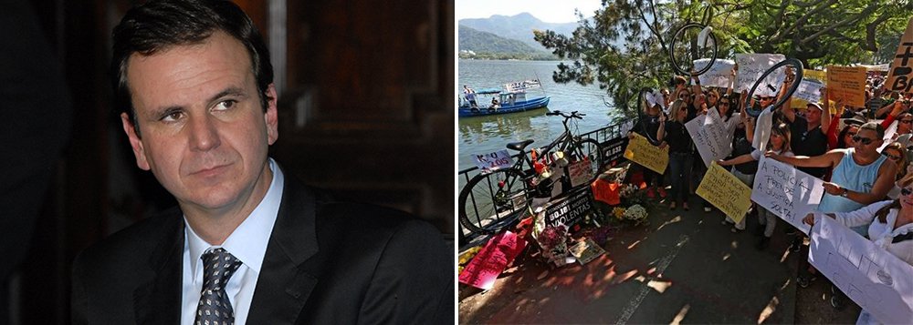 "No Brasil, toda vez que acontece algo [um crime grave] querem mudar as leis, quando na verdade o problema é de eficiência do Estado na aplicação das que já existem", diz o prefeito do Rio de Janeiro, Eduardo Paes (PMDB); ele cita o caso de um dos menores acusados de matar um ciclista na lagoa Rodrigo de Freitas, que tinha mais de 20 passagens pela polícia: "Pela lei atual, já não poderia estar andando solto por aí"
