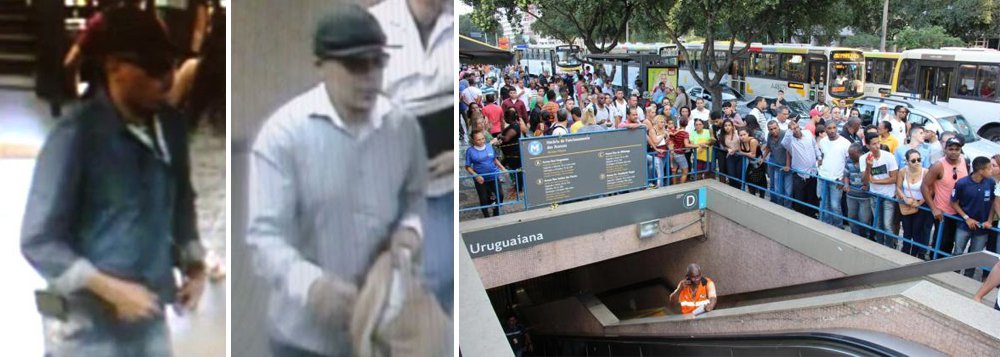 A juíza Maria Isabel Pena Pieranti, do Plantão Judiciário, decretou a prisão temporária, por 30 dias, de Edvardo Camelo Costa; ee é suspeito pelo crime de latrocínio (roubo seguido de morte) cometido contra o auxiliar de serviços gerais Alexandre de Oliveira, 46 anos na estação de metrô Uruguaiana, no Centro do Rio; outra pessoa, identificada como Diogo Pinto Muinos, ficou ferida