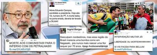 Jornalista Ricardo Kotscho faz um alerta neste domingo, 5, em seu blog no R7, sobre o perigoso grau de intolerância e até ódio que tem dominado os debates na internet; o que chamou de "troca feroz e insana de ofensas e acusações", com discursos panfletários, à esquerda e à direita, se acirrou depois da campanha presidencial e e tornou uma ameça concreta ao grande instrumento de democratização de informações e opiniões proporcionado pela internet; "Com tristeza, noto que quase ninguém quer saber de parar um pouco para pensar no que estamos fazendo com nosso país. Estamos todos virando um bando de donos da verdade, que não admitem nem ouvir o que os outros pensam?", questiona; "Sem respeito à opinião alheia, perdemos todos, perde o país"; leia íntegra
