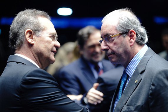 "Pode haver diferença pessoal entre o presidente da Câmara e do Senado. O que não pode haver — e não haverá, e o Brasil não permite — é a diferença das instituições, conflito entre a Câmara e o Senado. Isso não vai existir", afirmou nesta quinta-feira 13 o presidente do Congresso Nacional, Renan Calheiros (PMDB-AL), em referência a divergências entre ele e o presidente da Câmara, Eduardo Cunha, em relação ao Executivo; ele acrescentou que o Senado, com a apresentação da Agenda Brasil, sinaliza uma parceria em prol da retomada do crescimento do País; "A nossa parceria é com o Brasil"; mais cedo, Cunha afirmou que há muito "holofote" na relação entre a presidente Dilma e Renan; "Quero ver ação", provocou