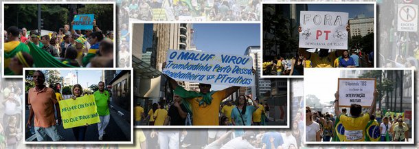 Pesquisa sobre o comportamento dos manifestantes da Avenida Paulista no último domingo mostra que 73% não confiam nos partidos, 70% não confiam nos políticos, 64% acreditam que o PT quer implantar um regime comunista, 71% que Lulinha, o filho do ex-presidente, é sócio da Friboi e 53% que o PCC é um braço armado do PT; foram feitas 571 entrevistas com manifestantes maiores de 16 anos, entre 13h30 e 17h30 do último dia 12; dados são de pesquisa coordenada pela professora de Relações Internacionais da Unifesp Esther Solano e pelo filósofo Pablo Ortellado, da USP; para Esther, a "despolitização" é "impressionante"