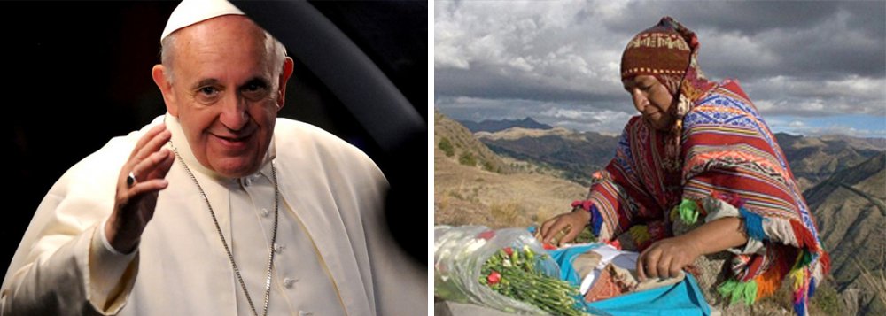 Em reportagem especial para o 247, o jornalista Frederico Füllgraf mostra como a visita do Papa Francisco a países da América Latina ocorre em meio uma escalada conservadora; no Equador, bastou o presidente Rafael Correa encaminhar ao Congresso seu projeto-de-lei sobre a taxação de heranças e grandes fortunas, e furiosas marchas das classes média e alta ecoaram pelas ruas de Quito e Guayaquil o "¡Fuera Correa!"; a lé de pedir desculpas pelos crimes da Igreja, Franscisco tem destacado o discurso da preservação do meio ambiente; em sua primeira alocução em praça pública, em El Alto, o Papa elogiou e agradeceu ao primeiro presidente indígena da Bolívia, enaltecendo o valor espiritual do ser e execrando o poder do "deus dinheiro"
 