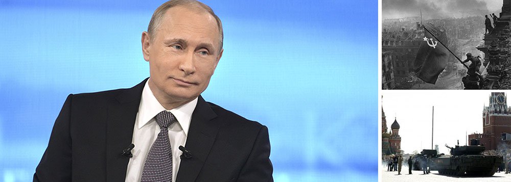 Quando as tropas russas voltarem a marchar sobre Moscou, neste sábado, 9 de maio, diante de Vladimir Putin e convidados, os fatos da Segunda Guerra Mundial serão lembrados e "o mundo terá mais uma chance de bater continência à honestidade histórica", afirma o jornalista Breno Altman, em artigo; "O presidente russo fará questão de mostrar, mesmo em circunstâncias históricas diferentes, ainda marcadas pelo colapso do socialismo, mas resgatando o feito monumental da vitória contra o nazismo, que não se brinca com a soberania e a independência de sua nação"; leia a íntegra em seu blog