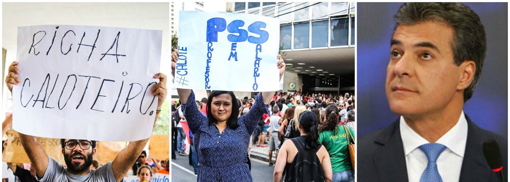 Continua tensa a situação nas 2,1 mil escolas da rede pública do Paraná; segundo relatos nas redes sociais, muitos educadores não receberam o terço de férias como havia sido acordado para pôr fim à histórica greve de fevereiro; "O calote de Beto Richa continua", registrou uma professora no Facebook, que denunciou descontos indevidos em seu vencimento