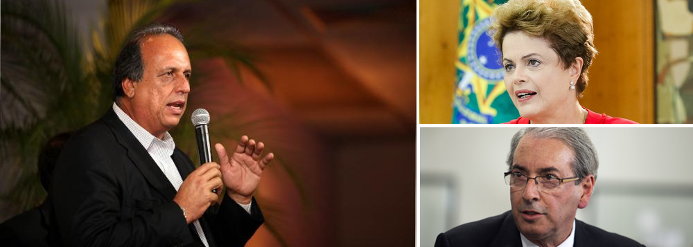 Governador do Rio de Janeiro afirmou nesta sexta-feira, 17, que é preciso separar a governabilidade das investigações sobre corrupção; "os culpados devem ser punidos em qualquer esfera, mas não podemos parar o país"; Luiz Fernando Pezão também se declarou "solidário à presidenta Dilma"; declaração de apoio ocorreu poucas horas depois do anúncio do presidente da Câmara, Eduardo Cunha (PMDB-RJ), que declarou seu rompimento com o governo federal