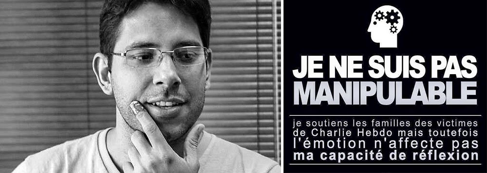 Texto do redator publicitário Neto Peneluc ressalta que achar as charges da Charlie Hebdo de mau gosto "não significa considerar os cartunistas culpados pelo atentado"; para ele, essa é uma "discussão sem pé nem cabeça"; "Eu não tenho o dever de passar a admirar o trabalho de uma empresa porque ela foi vitimada por uma tragédia", defende; leia a íntegra