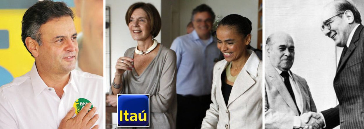Em viagem pela Europa, herdeira do banco Itaú avisa que dá "apoio total a Marina no posicionamento de apoio ao Aécio"; Neca Setúbal, amiga e financiadora da ex-candidata do PSB, é cotada no PSDB para ser ministra da Educação num eventual governo tucano; avô do candidato, Tancredo Neves nomeou pai de Neca, Olavo Setúbal, ministro das Relações Exteriores, em 1985; histórico de ótimas relações