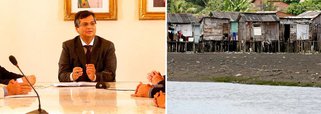 Diante de um estado com 32 municípios entre os 58 mais miseráveis do país, governador Flávio Dino ressaltou que criou um plano para tirar essas comunidades da pobreza: “Fizemos o plano Mais IDH [Índice de Desenvolvimento Humano], voltado para as 30 cidades mais pobres do estado. São 12 ações focadas, dentre elas ações de abastecimento de água, cozinhas comunitárias e agricultura familiar. Tenho certeza que quando sairmos do governo, em 2018, a situação será diferente”