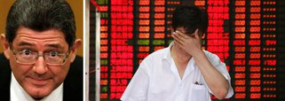 Um dia depois de afundar 8,5%, o índice Hang Seng, da bolsa de valores chinesa, caiu mais 7,6%; estouro da bolha asiática pressiona preços de produtos exportados pelo Brasil, como o minério de ferro, e também do petróleo, atingindo empresas como Vale e Petrobras; no governo federal, avalia-se que a recessão prevista para este ano poderá se aprofundar, mas o ministro Joaquim Levy diz que o Brasil, com reservas de mais de US$ 350 bilhões, está pronto para enfrentar as turbulências; ontem, em entrevista coletiva, a presidente Dilma Rousseff disse que errou ao subestimar a crise internacional, assim como seus impactos no Brasil